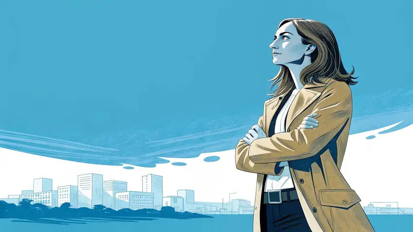 Eerlijke vrouw die spreekt zonder omwegen