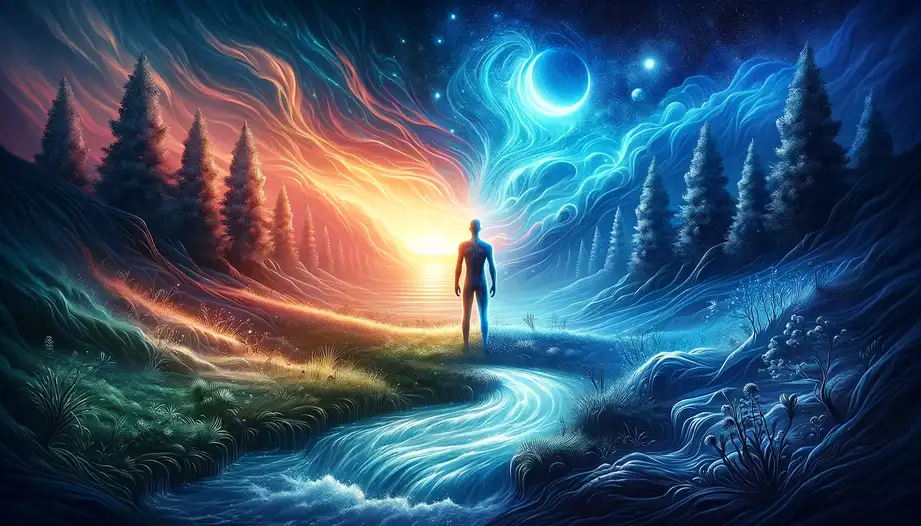 Innerlijke reflectie tijdens het proces van zelfontdekking