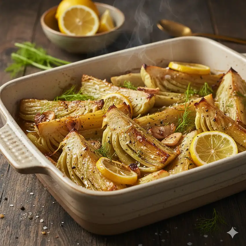 Geroosterde Venkel Met Citroen En Honing