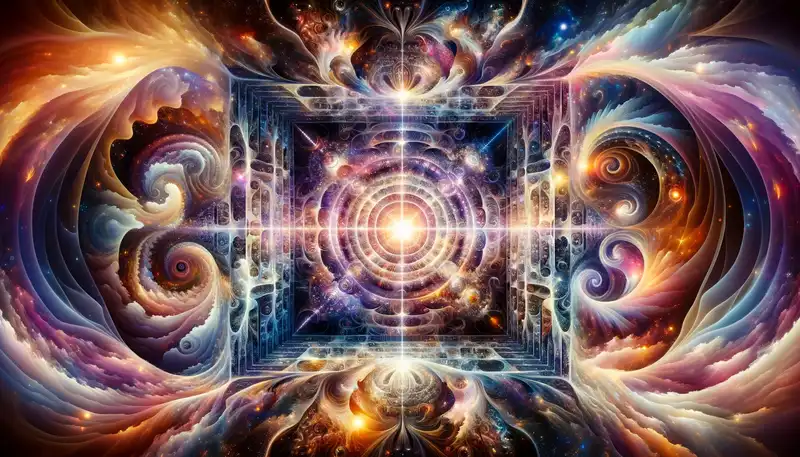 Fractal kunst van bewustzijn