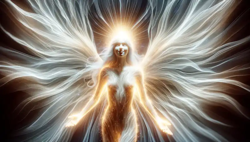 Engelachtige verschijning