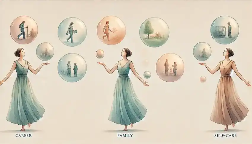 Visueel symbool van emotionele veerkracht en innerlijke rust