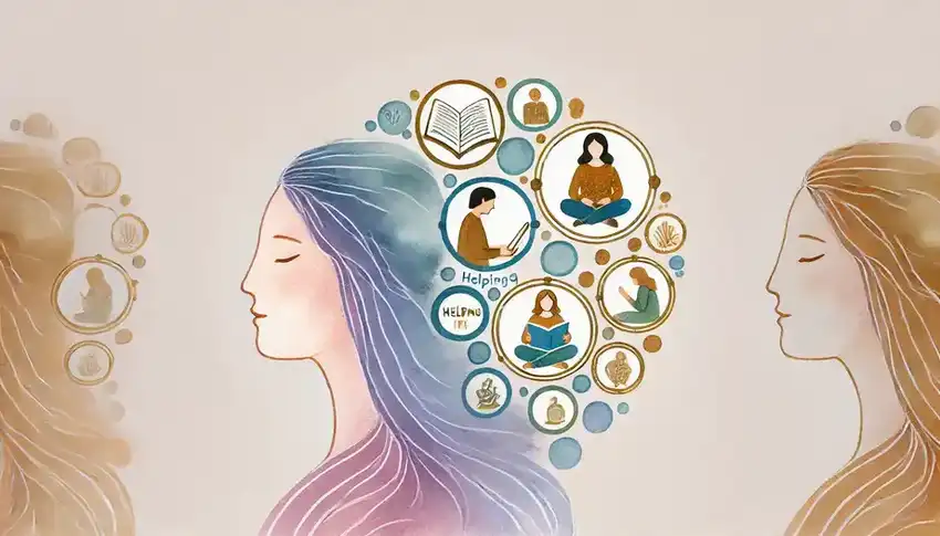 Illustratie bij stoïcijnse principes voor vrouwen