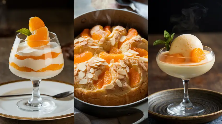 Luchtige mandarijnenmousse