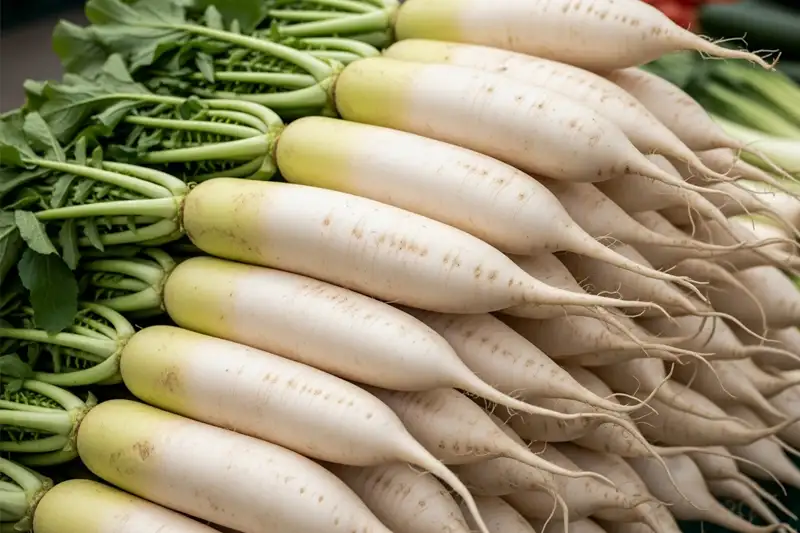 Daikonwortel als basisgroente in de Aziatische keuken