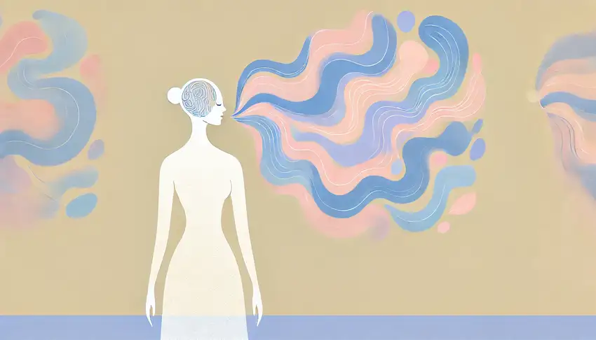 Afbeelding die de eindeloze spirituele groei en innerlijke expansie symboliseert