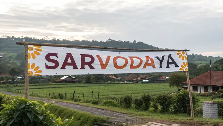 Gandhi's Sarvodaya Vergeleken met Socialisme en Communisme