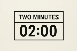 Het 2-Minuten Plan om Werkelijk IEDER doel te Bereiken