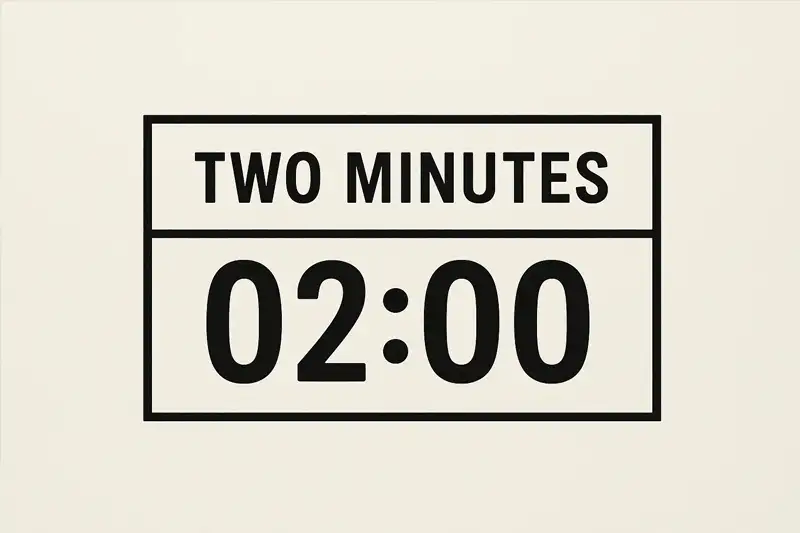 Het 2-Minuten Plan om Werkelijk IEDER doel te Bereiken