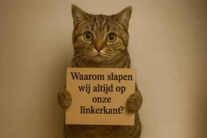 Waarom Katten Opvallend Vaak Op Hun Linkerzij Slapen: Evolutionair Raadsel Ontrafeld
