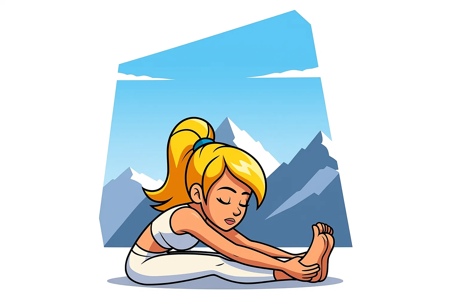 Paschimottanasana – Vooroverbuiging Zittend
