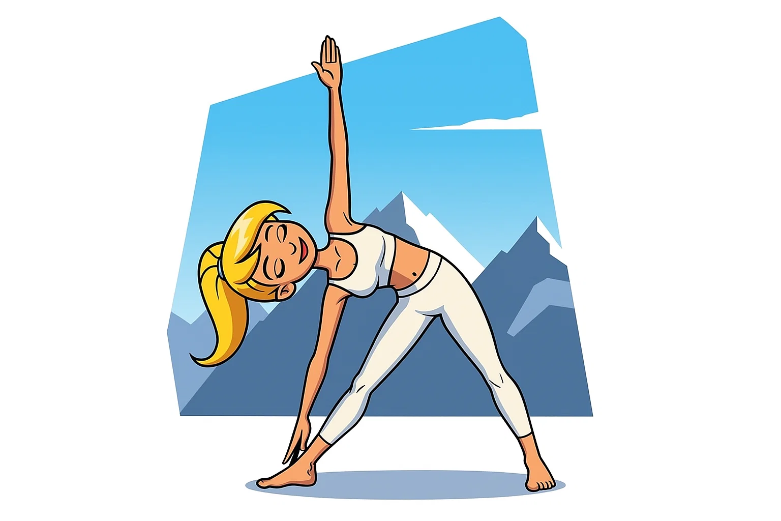 Trikonasana – Driehoekhouding