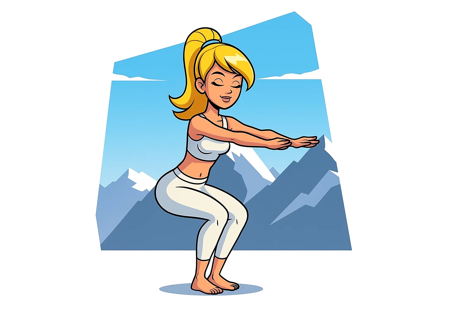 Utkatasana – Stoelhouding