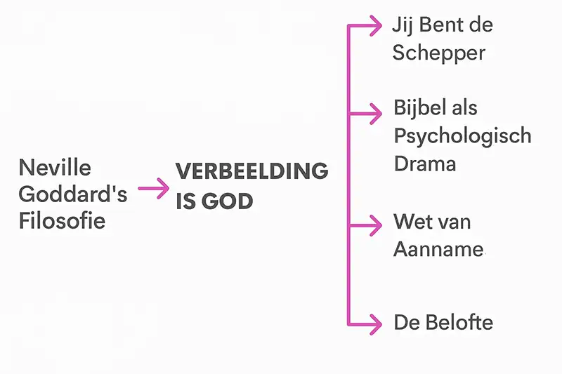 Neville’s filosofie combineert innerlijke ervaring met praktische toepassing.