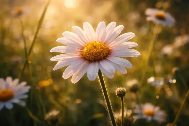 Wilde bloemen vergelijken zich niet met andere bloemen