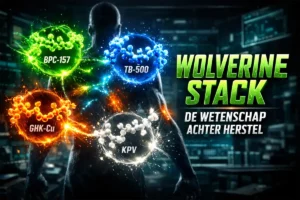 De Wolverine stack: BPC-157, TB-500, GHK-Cu en KPV in samenwerking uitgelegd