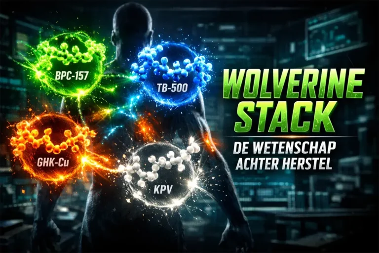 De Wolverine stack: BPC-157, TB-500, GHK-Cu en KPV in samenwerking uitgelegd