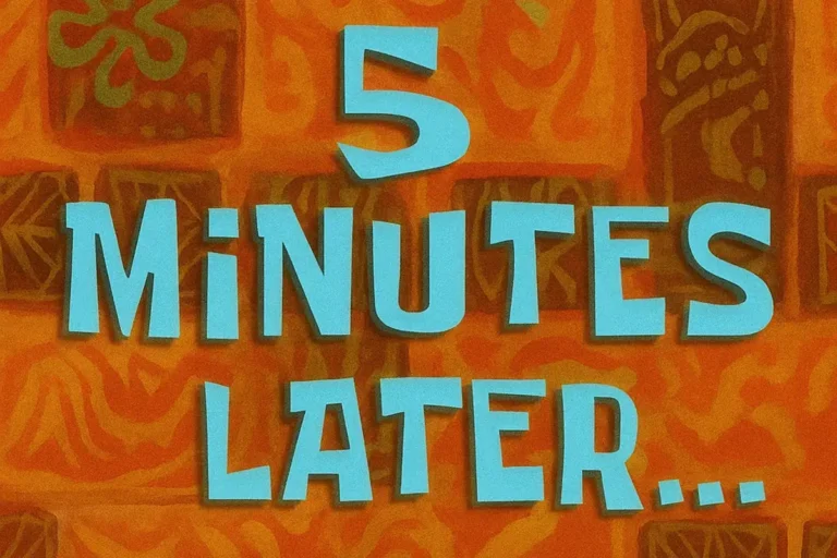 Geef mij - maar ook jezelf - deze vijf minuten