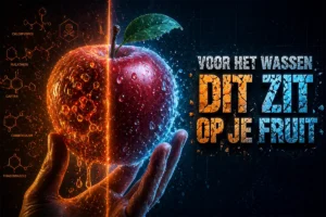 Bestrijdingsmiddelen op fruit en wat je er thuis aan kunt doen