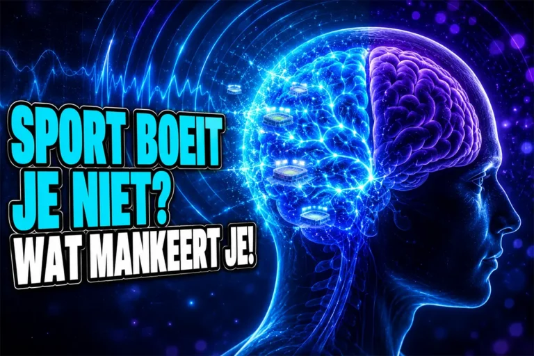 Waarom sommige mensen totaal niets voelen bij sport
